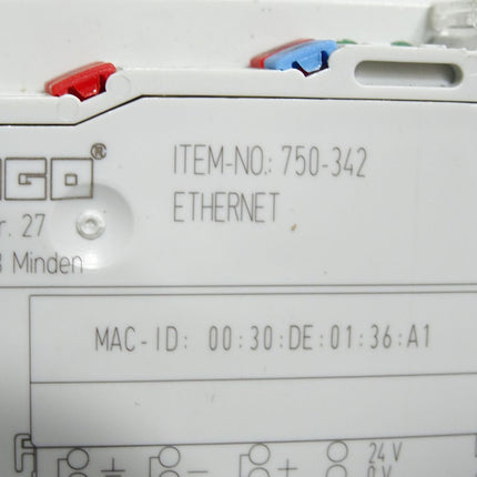 Wago 750-342 Feldbuskoppler Ethernet - Maranos.de