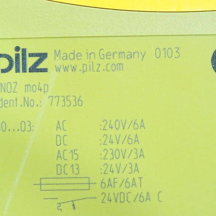 Pilz 773536 PNOZ mo4p 4n/o Erweiterungsmodul - Maranos.de