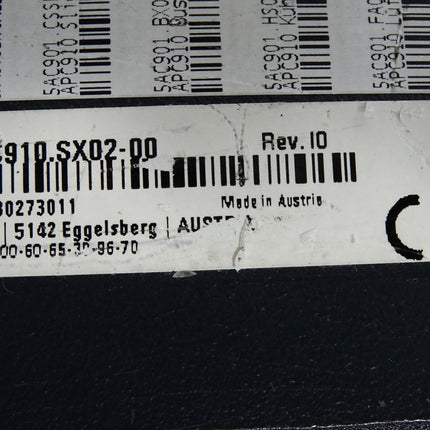 B&R 5PC910.SX02-00 Rev.I0 APC910 Systemeinheit