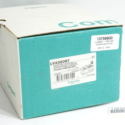 Schneider Electric NSX400/630 LV432097 Micrologic 3P3D 5.3 EP115220343 / Neu OVP - Maranos.de