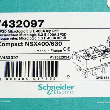 Schneider Electric NSX400/630 LV432097 Micrologic 3P3D 5.3 EP115220343 / Neu OVP - Maranos.de