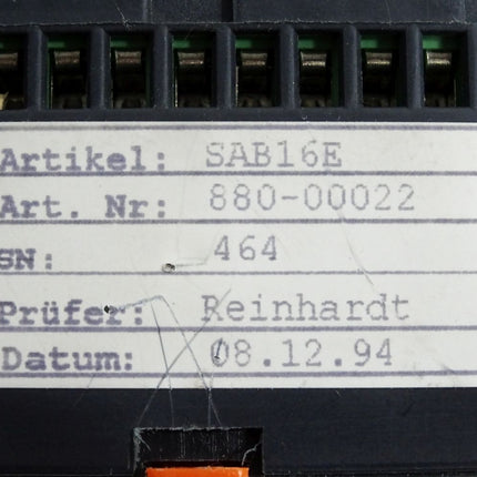 Wiedemann Electronic SAB16E 880-00022 - Maranos.de