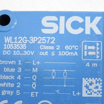 Sick 1053535 WL12G-3P2572 Reflexions-Lichtschranke - Maranos.de