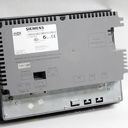 Siemens Mosca MP277T mono 6" OEM 6AV6643-5MA10-0ND2 6AV6 643-5MA10-0ND2 - Maranos.de