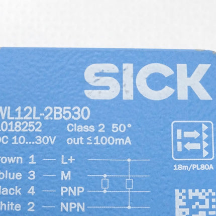 Sick 1018252 WL12L-2B530 Reflexions-Lichtschranke - Maranos.de