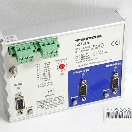 Turck SC12Ex 6884047 PROFIBUS-DP segment coupler / Neuwertig - Maranos.de