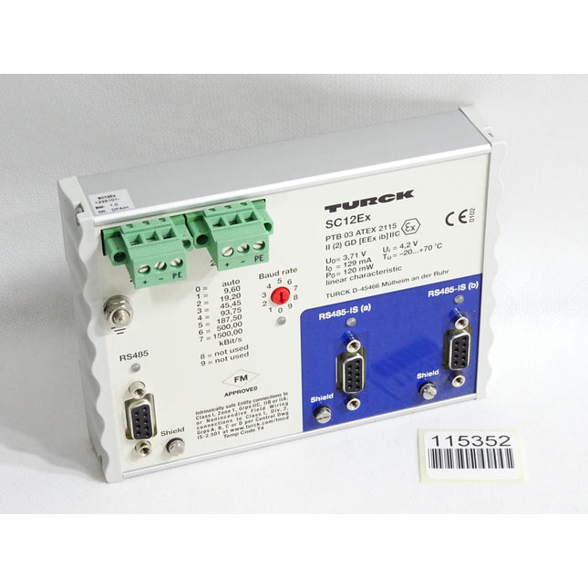Turck SC12Ex 6884047 PROFIBUS-DP segment coupler / Neuwertig - Maranos.de