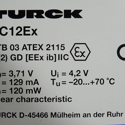 Turck SC12Ex 6884047 PROFIBUS-DP segment coupler / Neuwertig - Maranos.de