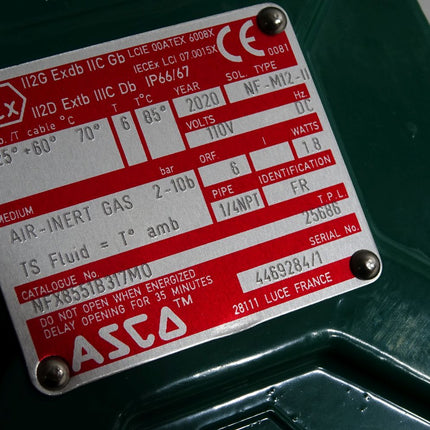 Asco Magnetventil NFX8551B317M0 NF-M12-II 8551B417 M0 / Unbenutzt - Maranos.de