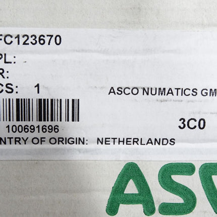 Asco NFC123670 C123670 Ersatzteil / Neu OVP - Maranos.de