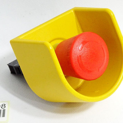 Siemens NOT-HALT-Pilzdrucktaster mit Schutzkragen und 3SB3400-0E / Unbenutzt