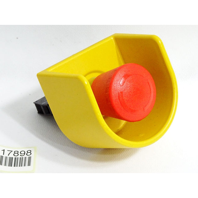 Siemens NOT-HALT-Pilzdrucktaster mit Schutzkragen und 3SB3400-0E / Unbenutzt