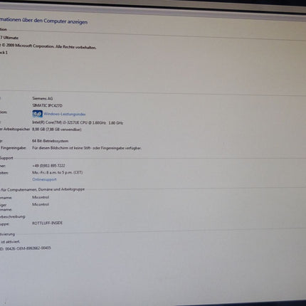 Siemens Simatic IPC427D 6AG4140-3BD07-0HA0 Microbox PC - Top Zustand - Maranos.de