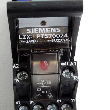 Siemens PT5A5L24 Sockel PT78740 + Relais PT570024 / Unbenutzt