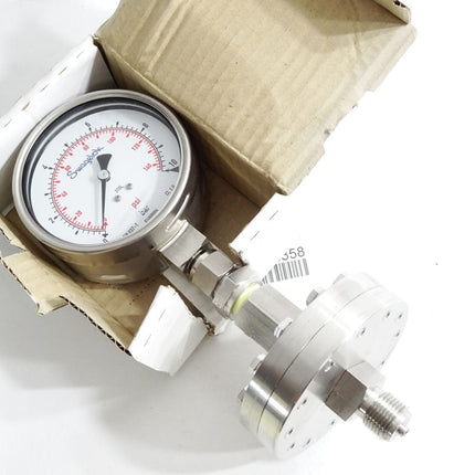 Swagelok Manometer 6325 G1/2" B 0…10bar 0…140psi Rohrfedermanometer / Neu OVP - Maranos.de