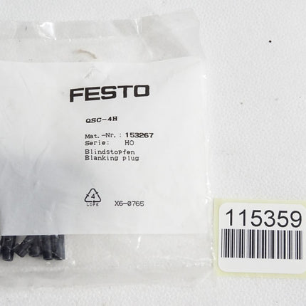 Festo 153267 QSC-4H Blindstopfen / Neu OVP - Maranos.de