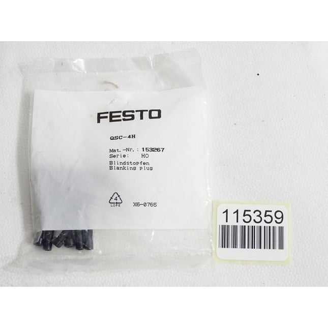 Festo 153267 QSC-4H Blindstopfen / Neu OVP - Maranos.de