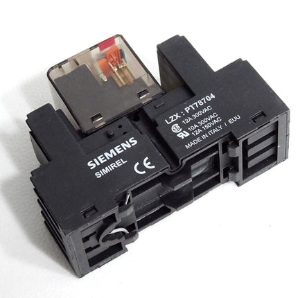 Siemens Simirel Relais PT570730 + Sockel P178704 - Maranos.de