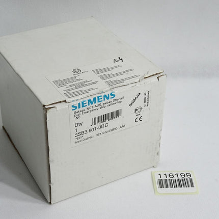 Siemens Gekapselter Not-Aus 3SB3801-0DG / Neu OVP - Maranos.de