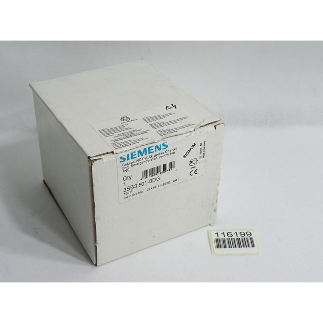 Siemens Gekapselter Not-Aus 3SB3801-0DG / Neu OVP - Maranos.de