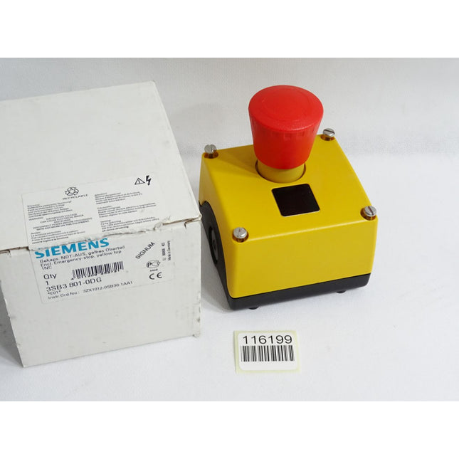 Siemens Gekapselter Not-Aus 3SB3801-0DG / Neu OVP - Maranos.de