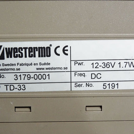 Westermo TD-33 Industrial PSTN Modem 3179-0001 - Maranos.de