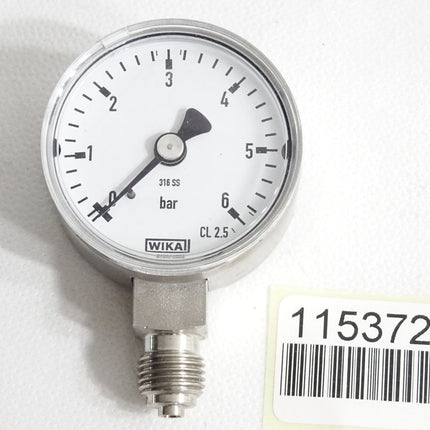Wika Manometer 0…6bar 316SS Cl2.5 013472683 - Maranos.de