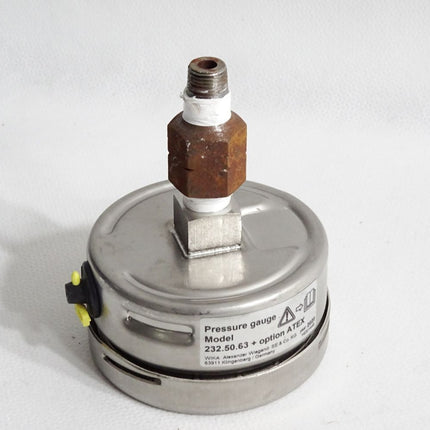 Wika Manometer EN837-1 316SS 8971RM86 0…1000kPa Cl1.6 - Maranos.de