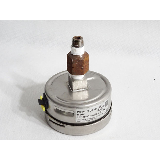 Wika Manometer EN837-1 316SS 8971RM86 0…1000kPa Cl1.6 - Maranos.de