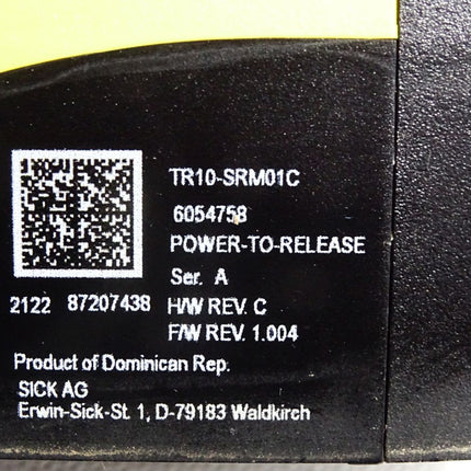 Sick Sicherheitsschalter TR10 Lock 6054758 TR10-SRM01C - Maranos.de