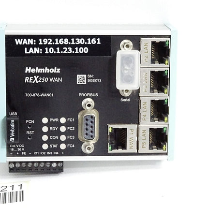 Helmholz REX250WAN Ethernet-Router REX 250 WAN - Maranos.de