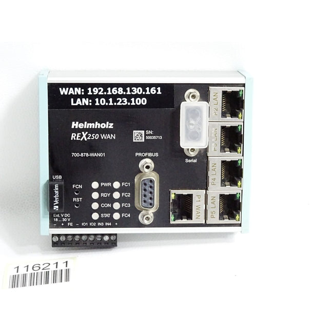 Helmholz REX250WAN Ethernet-Router REX 250 WAN - Maranos.de