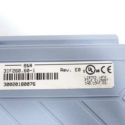 B&R 3IF260.60-1 Rev.E0 2005 Zentraleinheit mit 3IF672.9 Schnittstellenmodul - Maranos.de