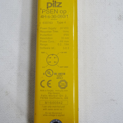 Pilz Sicherheitslichtgitter 630763 Sender PSEN op 4H-s-30-060/1 - Maranos.de