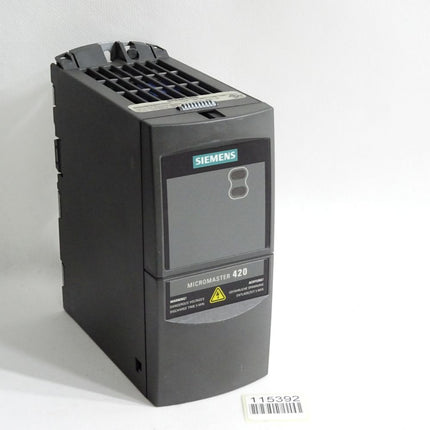 Siemens Micromaster 420 6SE6420-2UD17-5AA0 0.75kW / Neuwertig mit Lagerspuren - Maranos.de