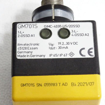 Ifm electronic GM701S Induktiver Sicherheitssensor GIMC-4030-US/2OSSD - Maranos.de