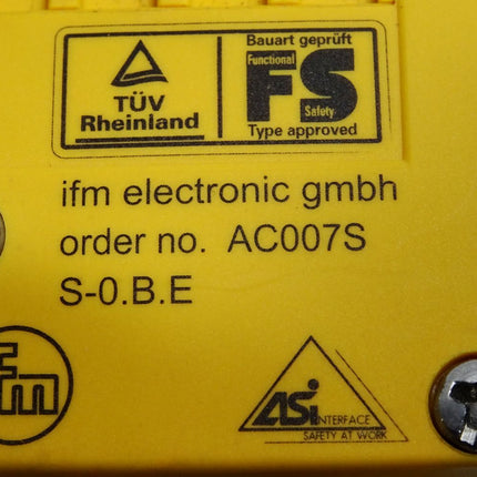 Ifm electronic AC007S Sicheres AS-Interface Universalmodul - Maranos.de