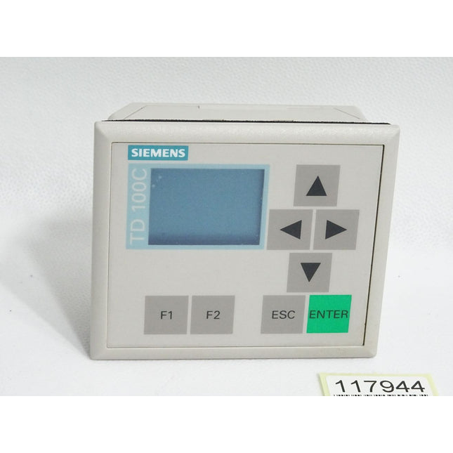 Siemens TD100C Textdisplay for S7-200 6ES7272-1BA10-0YA1 6ES7 272-1BA10-0YA1