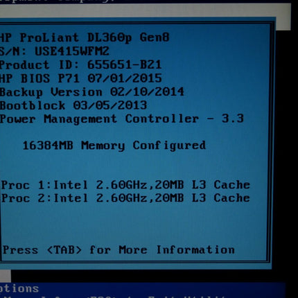 HP 655651-B21 Rack Server - ohne Festplatte