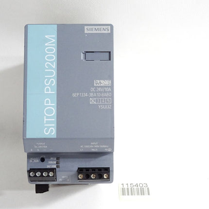 Siemens Power Supply SITOP PSU200M 6EP1334-3BA10-8AB0 - Maranos.de