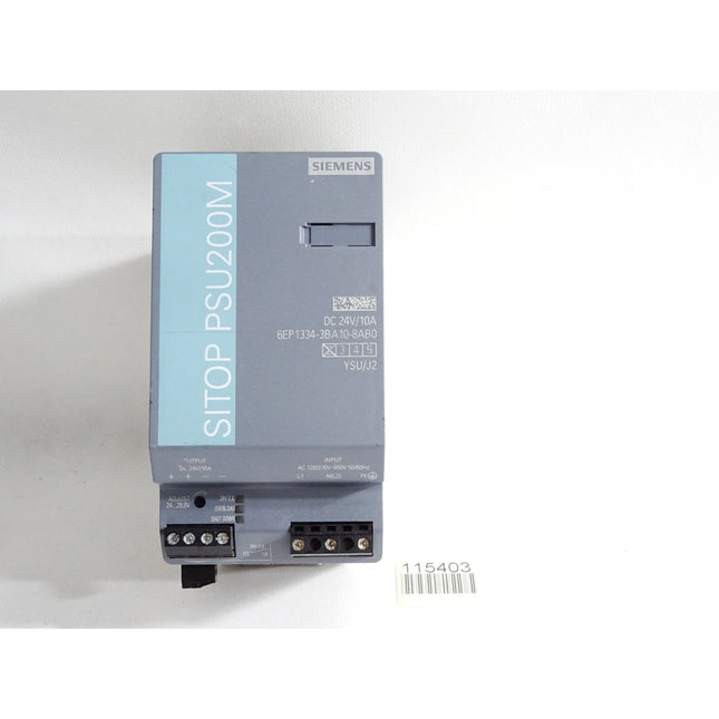 Siemens Power Supply SITOP PSU200M 6EP1334-3BA10-8AB0 - Maranos.de