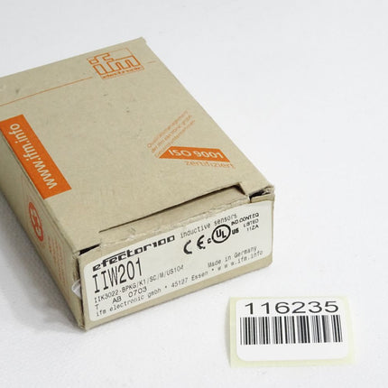 Ifm electronic IIW201 Induktiver Sensor IIK3022-BPKG/K1/SC/US-104 / Neu OVP - Maranos.de