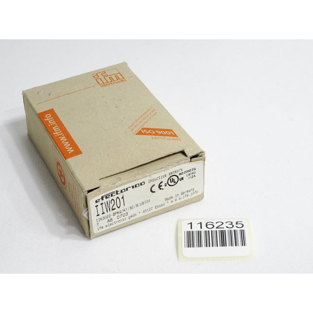 Ifm electronic IIW201 Induktiver Sensor IIK3022-BPKG/K1/SC/US-104 / Neu OVP - Maranos.de