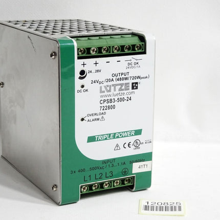 Lütze Schaltnetzteil CPSB3-500-24 722800 - Maranos.de