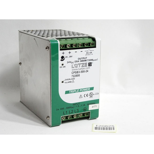 Lütze Schaltnetzteil CPSB3-500-24 722800 - Maranos.de
