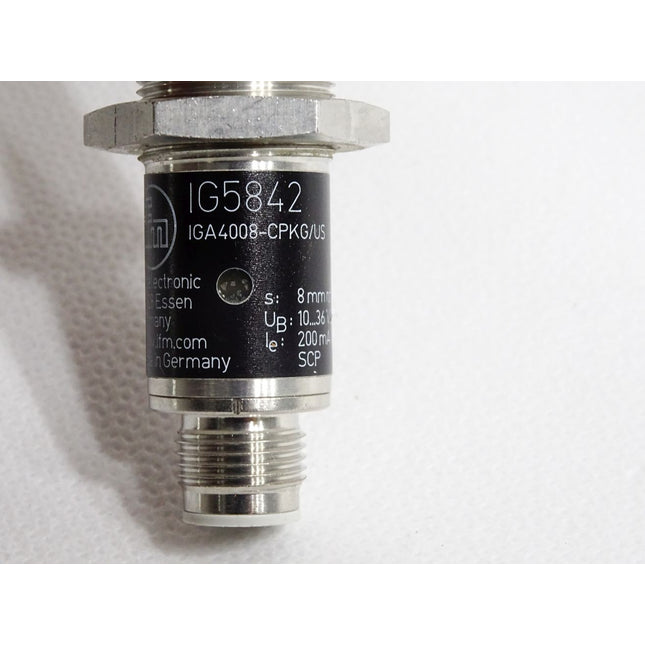 Ifm electronic IG5842 Induktiver Sensor IGA4008-CPKG/US-104 / Unbenutzt - Maranos.de