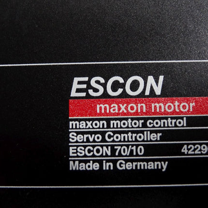 ESCON Maxon Motor Control Servo Controller ESCON 70/10 422969 / Neu - Maranos.de