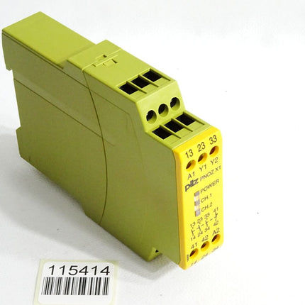 Pilz 774300 Sicherheitsschaltgerät PNOZ X1 24VAC/DC 3n/o 1n/c - Halterung fehlt - Maranos.de