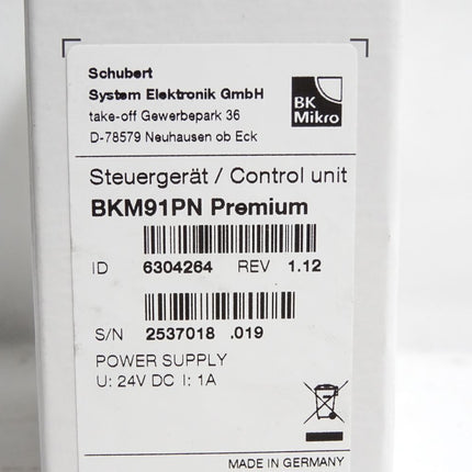 BK Mikro Steuergerät BKM91PN Premium 6304264 Rev.1.12 / Neu OVP - Maranos.de