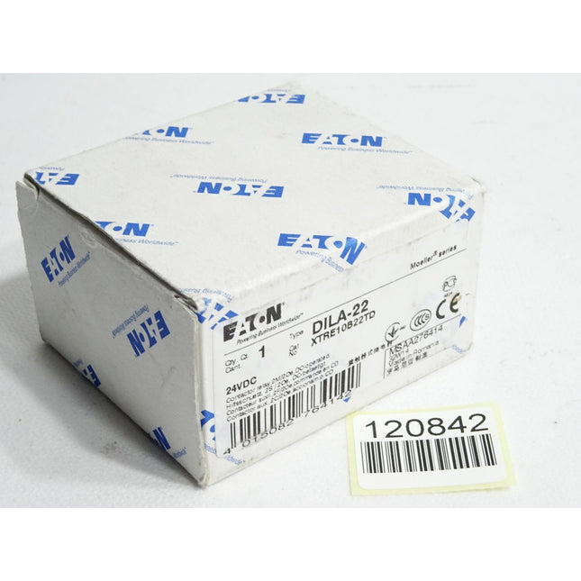 Eaton Hilfsschütz 24VDC XTRE10B22TD DILA-22 / Neu OVP